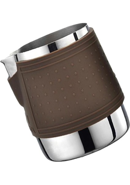 350ML Paslanmaz Çelik Süt Köpürme Sürahisi, Latte Cappuccino Köpük Kabı , 350ML Kahverengi (Yurt Dışından) indirimleri