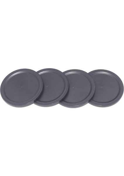 2 Adet Hava Hokey Itici ve 4pcs Pucks Için Oyun Masaları Siyah (Yurt Dışından)