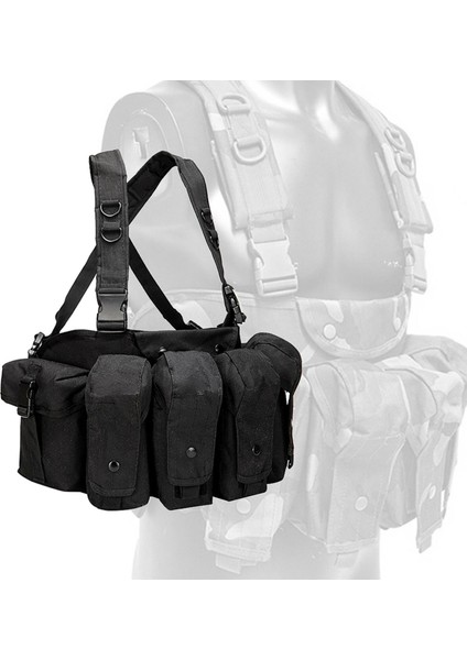 Göğüs Teçhizatı Avı Kablo Demeti Yelek Molle Siyah (Yurt Dışından) modelleri