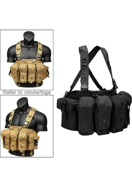 Göğüs Teçhizatı Avı Kablo Demeti Yelek Molle Siyah (Yurt Dışından) indirimleri