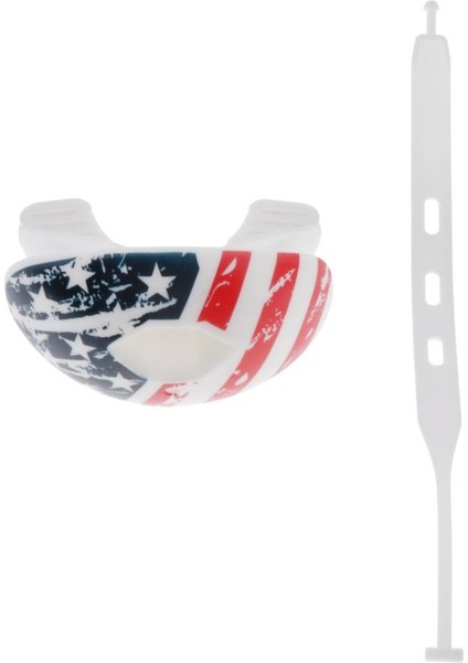 Spor Ağız Koruma Futbol Ağız Rugby Dudak Muhafızları Koruyucu (Yurt Dışından)