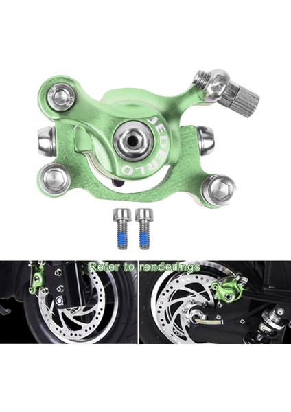 Elektrikli Scooter Disk Fren Katlanır Bisiklet Sağ Yeşil (Yurt Dışından)