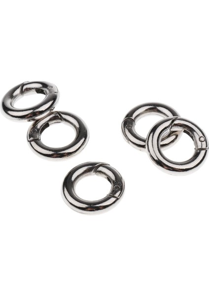 5pcs Yuvarlak Karabin Bahar Snap Clips Hook Keying Sırt Çantası Asma Toka 20MM (Yurt Dışından) fiyatları