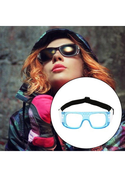 Basketbol Dribble Goggles Gözlük Gözlük Futbol Spor Gözlükleri Yetişkinler Mavisi (Yurt Dışından) indirimleri