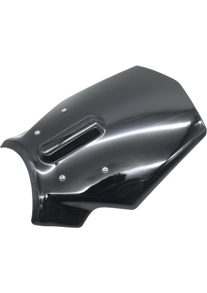 Motosiklet Ön Cam Kaplama Hava Deflektörleri Siyah (Yurt Dışından)