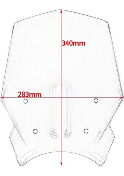 Motosiklet Ön Cam Kaplama Hava Deflektörleri Siyah (Yurt Dışından) fırsatları