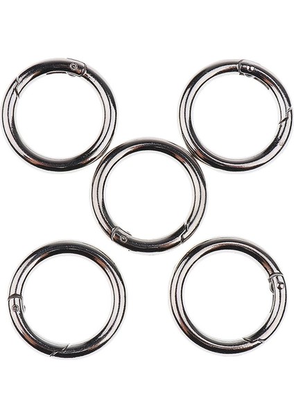 5x Anahtar Halkalar Premium Snap Kaplama Anahtar Zincirli Karabin Keychain 30MM (Yurt Dışından) modelleri