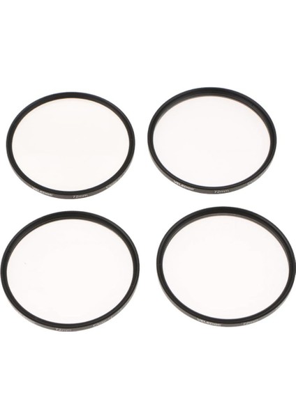72MM Filtesr +2 +4 +10 Dijital Kameralar Için Kese ile Yakın Çekim Seti (Yurt Dışından)