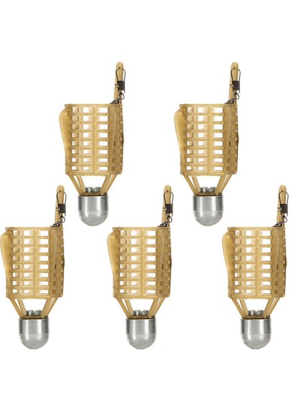 5x Abs Balıkçılık Kafesi Kafes Balıkçılık Sepet Besleyici Balıkçılık 20G (Yurt Dışından)