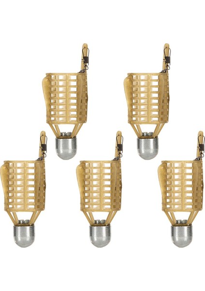 5pcs Taşınabilir Balıkçılık Kafesi Besleyici Sepetleri Balık Aksesuarları 50G Açıklandığı (Yurt Dışından)