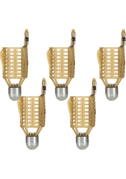 5pcs Taşınabilir Balıkçılık Kafesi Besleyici Sepetleri Balık Aksesuarları 50G Açıklandığı (Yurt Dışından) fırsatları