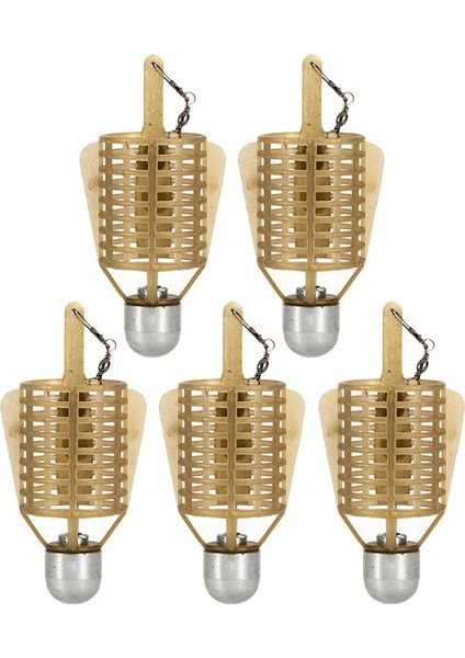 5pcs Taşınabilir Balıkçılık Kafesi Besleyici Sepetleri Balık Aksesuarları 50G Açıklandığı (Yurt Dışından) indirimleri