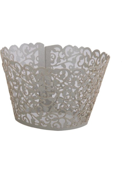 50PCS Cirrus Sarpma Cupcake Sargığün Partisi Gri (Yurt Dışından) fiyatları