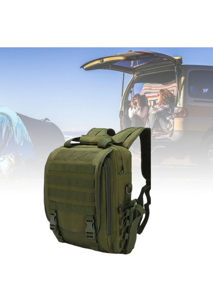 10L Sırt Çantası Sırt Çantası Omuzları Çanta Molle Gün Çantası Yeşil (Yurt Dışından) fırsatları