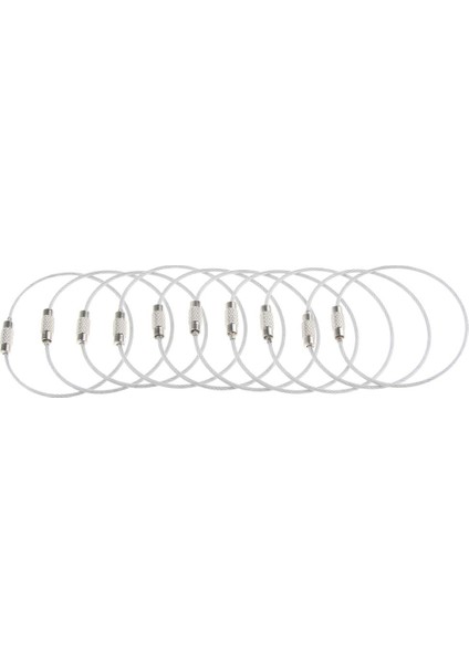 20PCS 2 Renk Hafif Kablo Telli Döngü Bagaj Etiketi Ana Zincir Vida (Yurt Dışından) modelleri