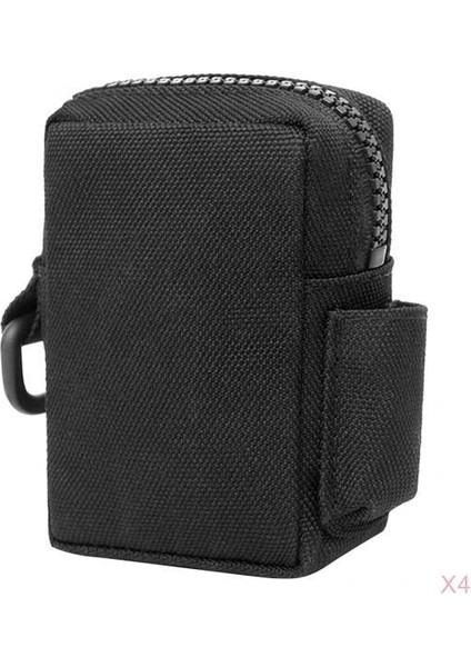Çok Fonksiyonlu Molle Bag Sports Bel Cand Fanny Pack Daypack Siyah 9.5x6.5x4 (Yurt Dışından)