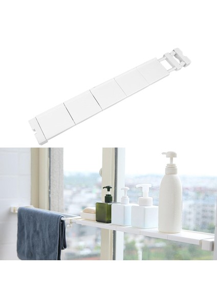 Banyo Depolama Rafı Pas Teleskopik Raf 29.52-47.24 (Yurt Dışından)