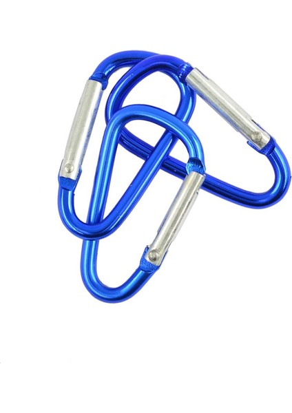 20X Carabiner Clip Snap Yayı Keying D-Ring Hook 4.6x2.5cm Mavi (Yurt Dışından) modelleri