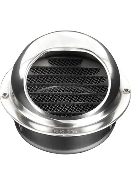 Paslanmaz Çelik Havalandırma Izgarası, Metal, Yuvarlak Duvar, Havalandırma Kapağı 7.5cm (Yurt Dışından) fiyatları