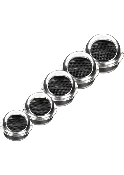 Paslanmaz Çelik Havalandırma Izgarası, Metal, Yuvarlak Duvar, Havalandırma Kapağı 7.5cm (Yurt Dışından) fırsatları