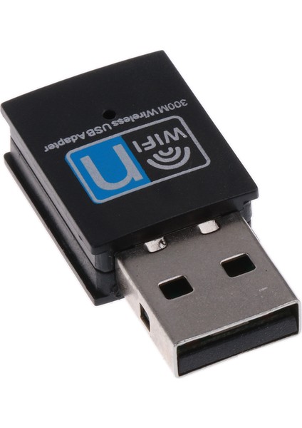 300MBPS Wifi Kablosuz USB Adaptör / Donlar (Siyah) (Yurt Dışından)