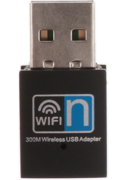 300MBPS Wifi Kablosuz USB Adaptör / Donlar (Siyah) (Yurt Dışından)