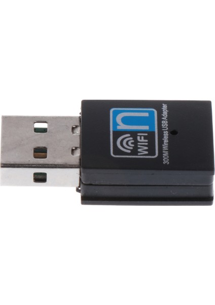 300MBPS Wifi Kablosuz USB Adaptör / Donlar (Siyah) (Yurt Dışından)