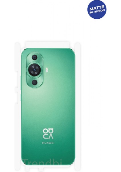 Huawei Nova 11 Mat Arka ve Yan Kaplama Tam Kaplayan Hd Film
