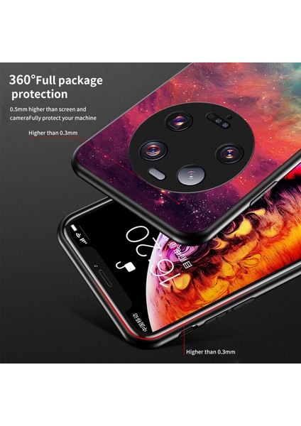 Xiaomi 13 Ultra Yıldızlı Sky Case Anti-Cratch Pc+Tpu+Temsilli Cam Telefon Kapağı (Yurt Dışından) indirimleri