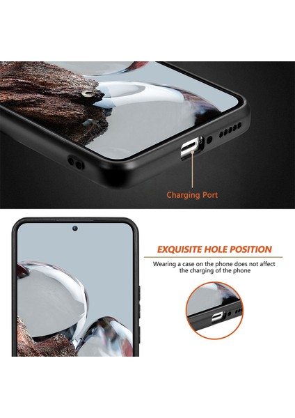 Xiaomi 12T 5g / Redmi K50 Ultra 5g Pc+Tpu Pu Deri Kaplamalı Anti Drop Kapak Metal Yüzük Tasarım Telefon Kılıfı (Yurt Dışından)