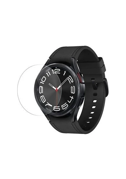 ECR MOBILE Samsung Watch 6 Classic 47MM ile Uyumlu 9h Nano Ekran Koruyucu(2 Adet)