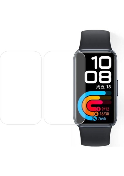 ECR MOBILE Xiaomi Mi Band 8 ile Uyumlu Esnek Nano Ekran Koruyucu Film(2 Adet)