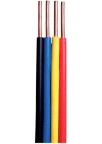 Öznur 1,5 mm Nya Kablo Tek Damar 15 Metre Siyah