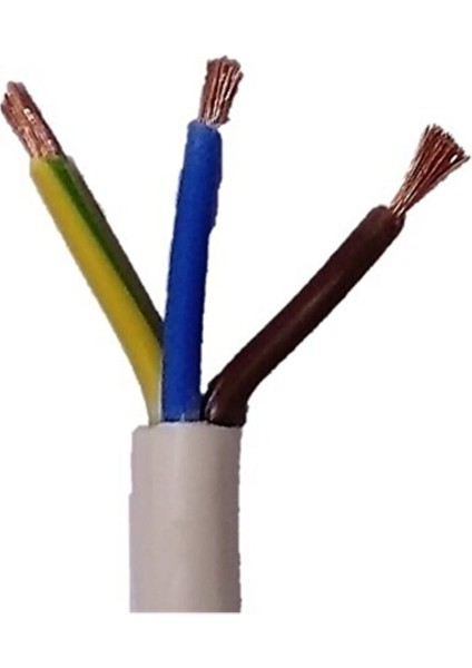 10 Metre 3x1.5 Ttr Kablo Beyaz ,prysmıan fiyatları