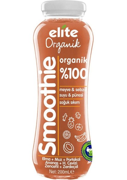 Organik Turuncu Smoothie 200 ml