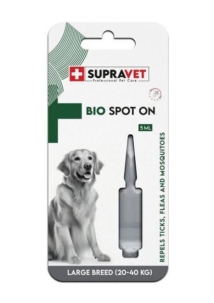 Büyük Irk Köpek Deri ve Tüy Bakım Dış Parazit Bitkisel Damla Large Breed 5 ml