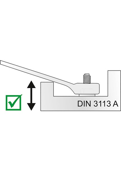 Kombine Anahtar, Dın 3113 A, 8 Parça , 8 – 22 mm