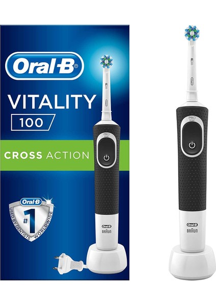 Vitality D100 Action Şarj Edilebilir Diş Fırçası Siyah