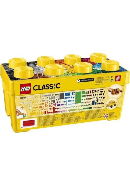 LEGO ® Classic Orta Boy Yaratıcı Parçalar Yapım Kutusu 10696 - Oyuncak Yapım Seti (484 Parça)