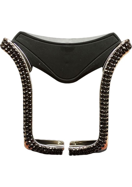 Araba Telefon Tutucu Bling Telefon Braketi Araba Rhinestone Kristal Cep Telefonu Siyah (Yurt Dışından) fiyatları