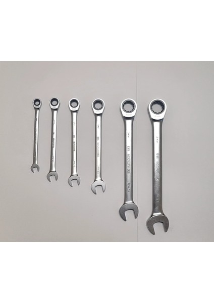 Cırcırlı Kombine Anahtar 6 Parça 8 – 19 mm