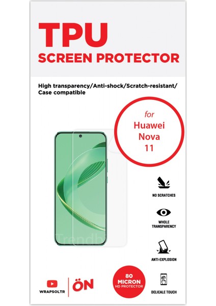 Huawei Nova 11 Ekran Koruyucu Tam Kaplayan Hd Film fiyatları