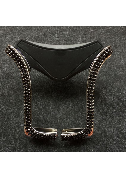 Araba Telefon Tutucu Bling Telefon Braketi Araba Rhinestone Kristal Cep Telefonu Siyah (Yurt Dışından) fırsatları