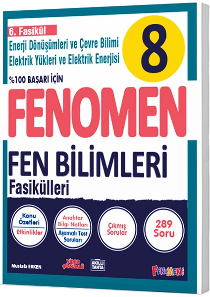 8 Fen Bilimleri 6.fasikül (Enerji Dönüşümleri ve Çevre Bilimi)