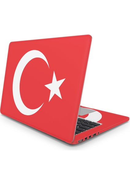Sticker Master Türk Bayrağı Tüm Cilt Koruma Uyumlu Apple MacBook Pro Mac Air 11 12 13 15 16 17 21 27 Inch Laptop