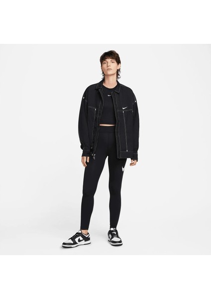 Sportswear Swoosh Kadın Siyah Tayt DM6207 010
