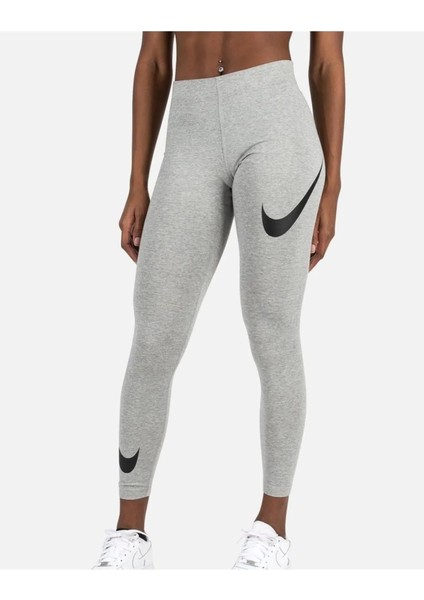 Sportswear Swoosh Leg-A-See Kadın Gri Tayt DB3896-063 modelleri