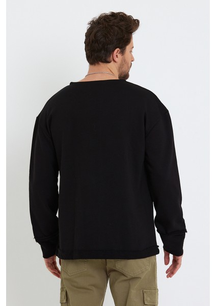 3 Iplik Oversize Püskül Manşet Bohem Sweat