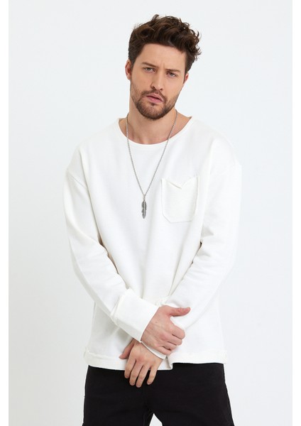 3 Iplik Oversize Püskül Manşet Bohem Sweat