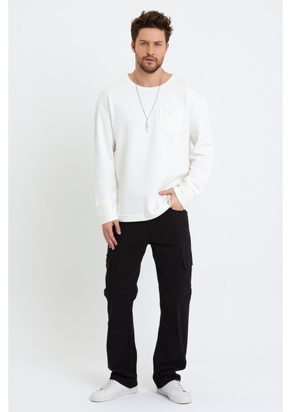 3 Iplik Oversize Püskül Manşet Bohem Sweat